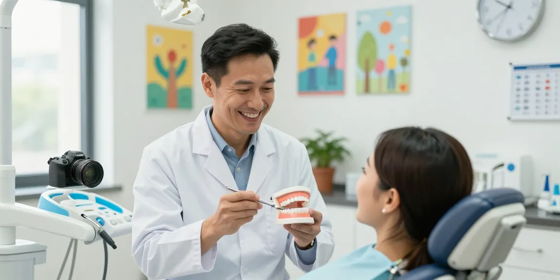 Visit your local dentist for a friendly and professional check-up in a bright clinic.
